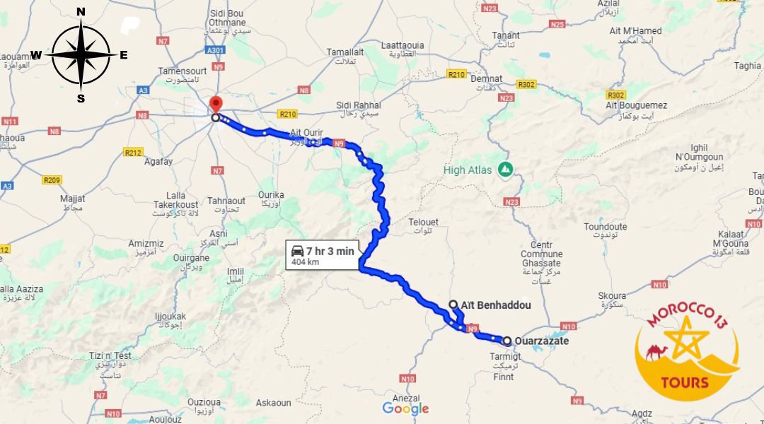 1 Day Trip from Marrakech to Ait Ben Haddou Kasbah