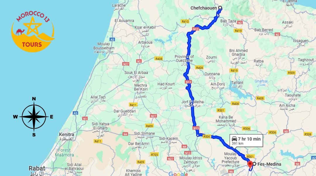 1 Day Trip to Chefchaouen from Fes