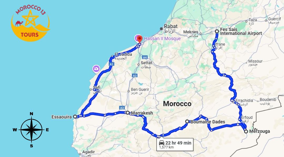 10 Days imperial tour from Fes