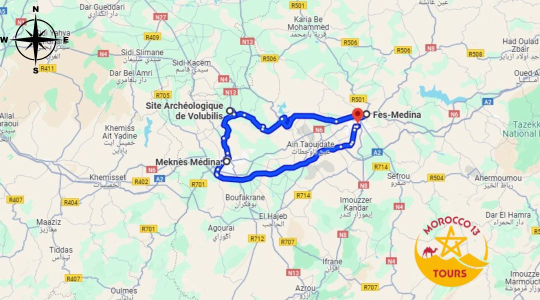Private 1 Day Trip to Volubilis and Meknes from Fes